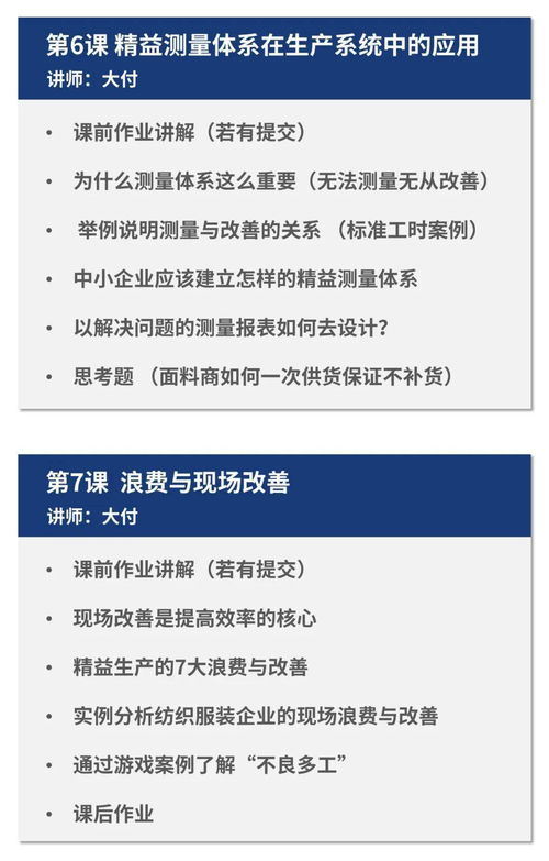 中小微服裝企業生產管理 從品質管理到效率管理，從降低成本到增加效益